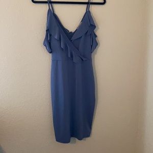 Blue Ruffle Dress